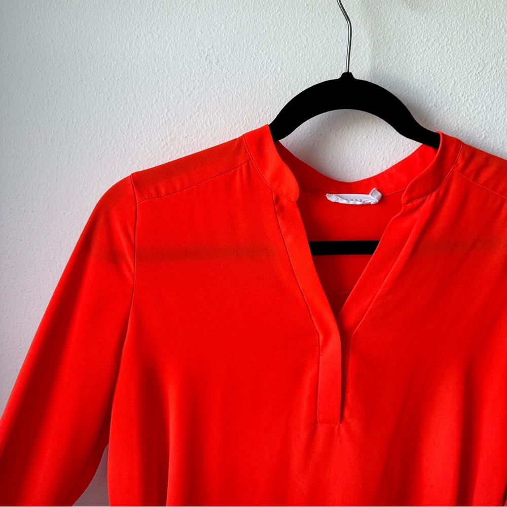Bright Red Orange Blouse | Brand: LUSH | Size: Small